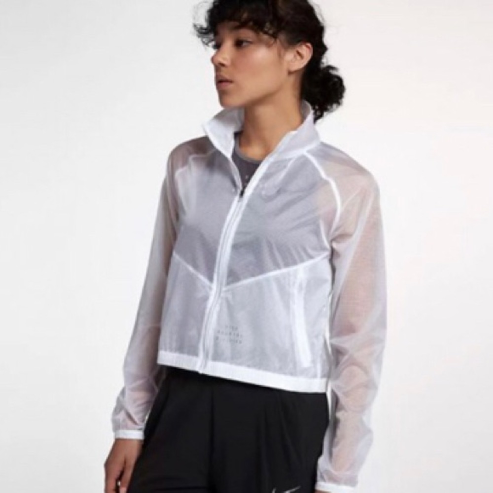 NIKE clear jacket!